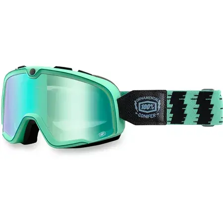 Crossbrille 100% Barstow Ornamental Conifer grün verspiegelt Garantierte Lieferung