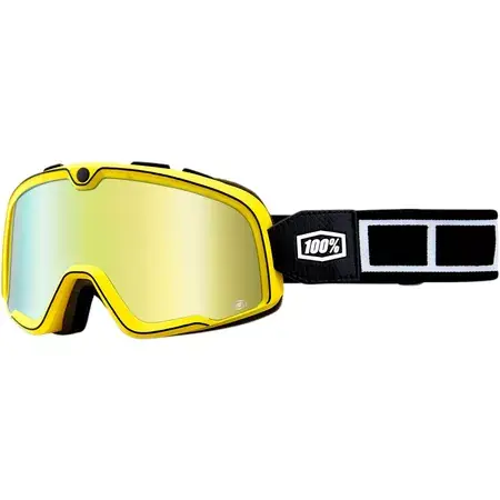 Neuheit Crossbrille 100% Barstow BURNWORTH gold verspiegelt