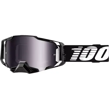Crossbrille 100% Armega schwarz silber verspiegelt Heißes Angebot