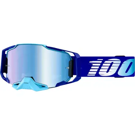 Preis Gesenkt Crossbrille 100% Armega ROYAL blau verspiegelt