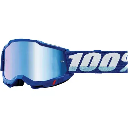 Crossbrille 100% Accuri 2 blau verspiegelt Versand Am Gleichen Tag