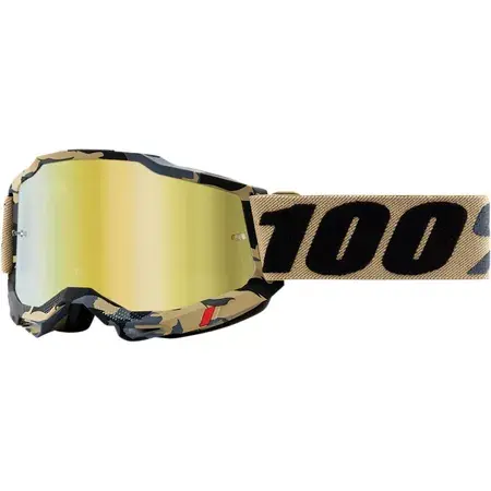 Neu Im Sortiment Crossbrille 100% Accuri 2 TARMAC gold