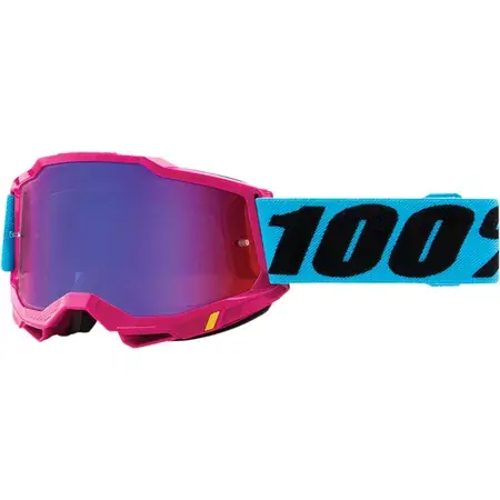 Crossbrille 100% Accuri 2 LEFLEUR rosa / blau verspiegelt Sonderaktion