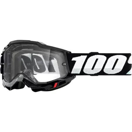 Garantierte Lieferung Crossbrille 100% Accuri 2 ENDURO schwarz klar