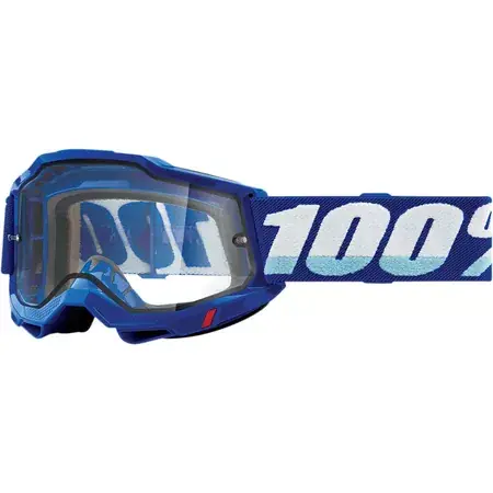 Crossbrille 100% Accuri 2 ENDURO blau klar Sichere Zahlung