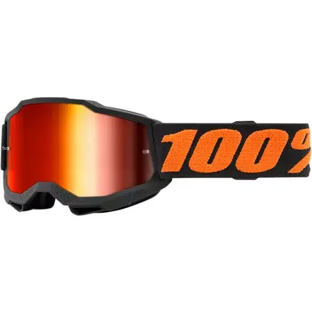 Preisreduziert Crossbrille 100% Accuri 2 Kids CHICAGO rot verspiegelt