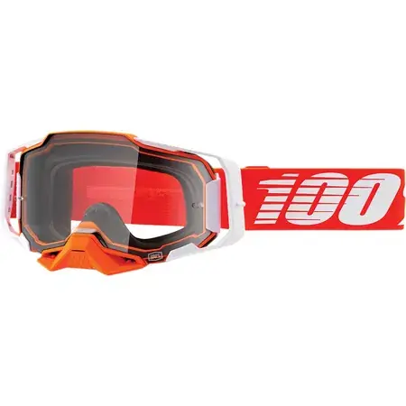 Neu Crossbrille 100% Armega REGAL klar