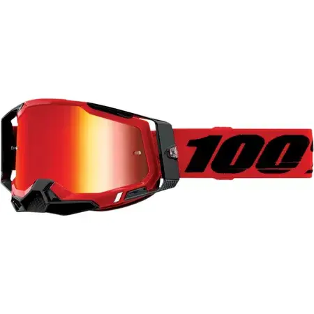 Crossbrille 100% Racecraft 2 rot / rot verspiegelt Letzte Chance