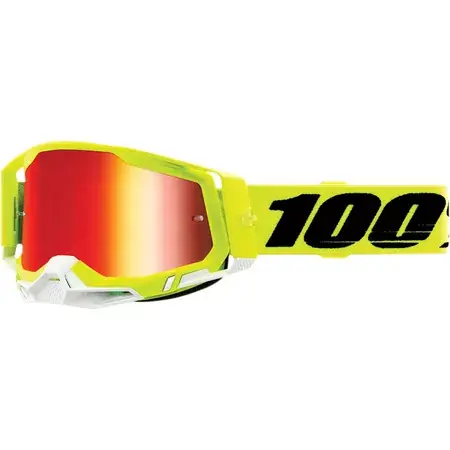 Sofort Bestellen Crossbrille 100% Racecraft 2 gelb / rot verspiegelt