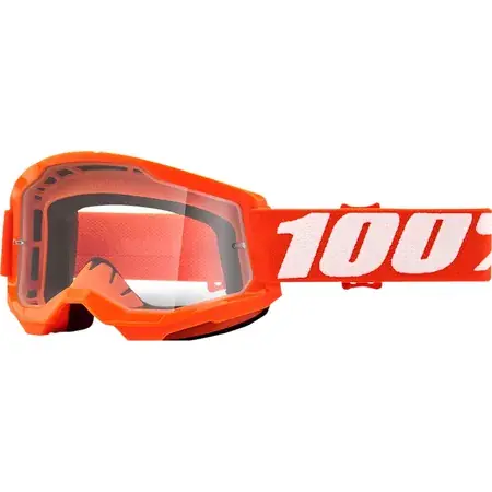 Sofort Bestellen Crossbrille 100% Strata 2 orange klar