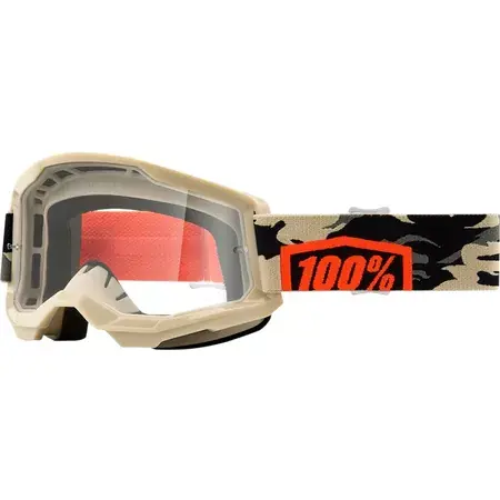 Wochenendangebot Crossbrille 100% Strata 2 KOMBAT klar