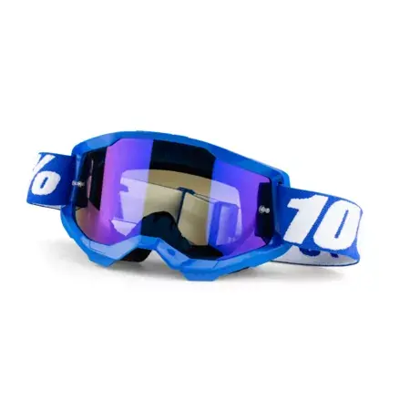 Crossbrille 100% Strata 2 blau / blau verspiegelt Solange Der Vorrat Reicht