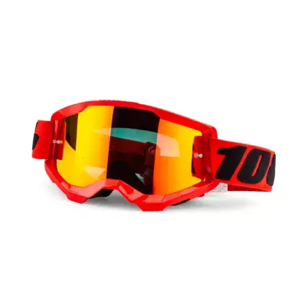 Wochenendangebot Crossbrille 100% Strata 2 rot / rot verspiegelt