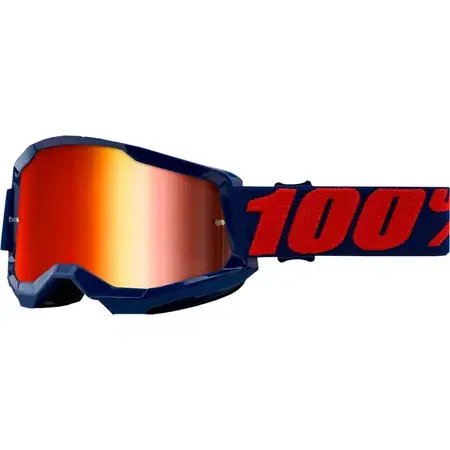 Crossbrille 100% Strata 2 MASEGO rot verspiegelt Garantierte Lieferung