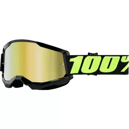Crossbrille 100% Strata 2 UPSOL gold verspiegelt Top-Angebot