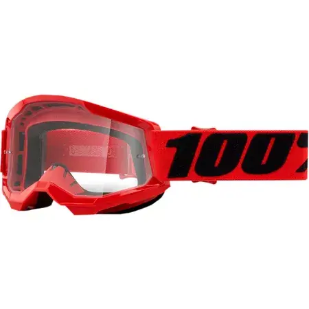 Top-Preis Crossbrille 100% Strata 2 Kids rot klar
