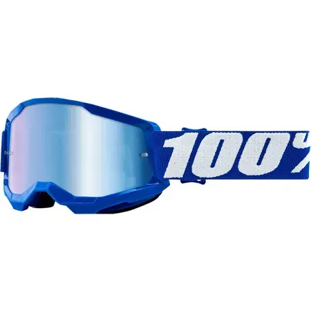 Billig Crossbrille 100% Strata 2 Kids blau / blau verspiegelt