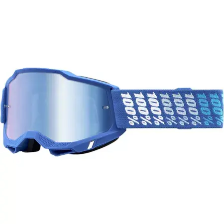 Crossbrille 100% Accuri 2 YARGER blau verspiegelt Abverkauf
