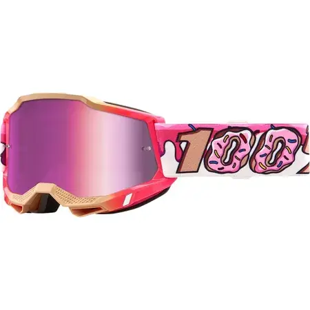 Crossbrille 100% Accuri 2 DONUT rosa verspiegelt Neuheit