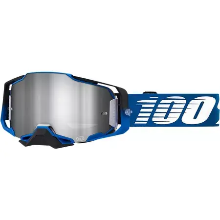 Crossbrille 100% Armega ROCKCHUCK silber Günstig
