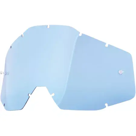 Ersatzglas 100% Racecraft / 100% Accuri Anti-Fog blau Highlight