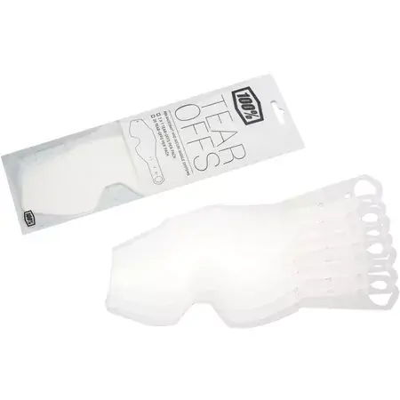 Tear Offs laminiert 100% Strata / Accuri / Racecraft 1 Begrenztes Angebot