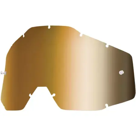 Ersatzglas 100% Anti-Fog gold verspiegelt Nur Für Kurze Zeit