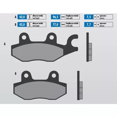 Online Kaufen Bremsbeläge Polini Sinter-Metall Suzuki Burgman 400