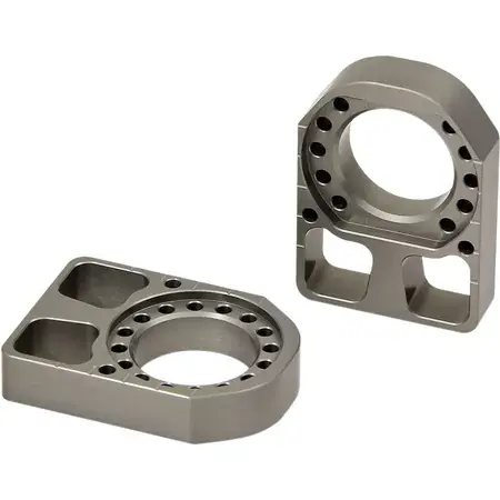 Kettenspanner / Achsblöcke Pro Circuit silber KXF 250 / 450 ab 2016 Schneller Versand
