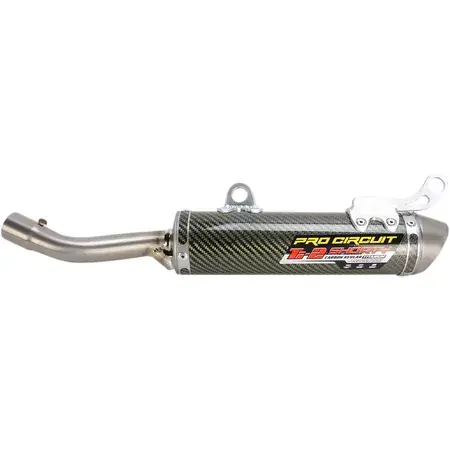 Markenprodukt Endschalldämpfer Pro Circuit TI-2 Shorty Karbon / Kevlar® / Titan CR 250 2004-2007