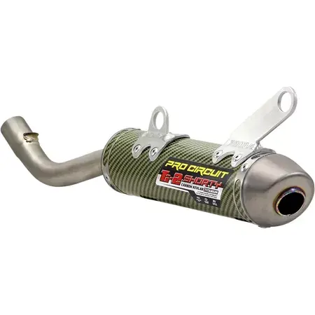 Geprüft Endschalldämpfer Pro Circuit TI-2 Shorty Karbon / Titan RM 250 2004-2008