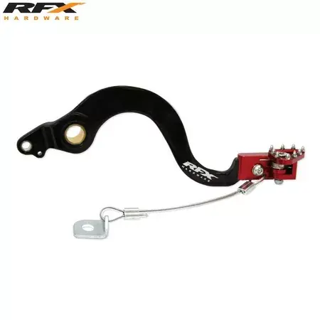 Solange Der Vorrat Reicht Bremspedal RFX Pro klappbar schwarz / rot Honda CRF 150