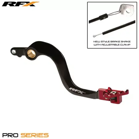 Wochenendangebot Bremspedal RFX Pro klappbar schwarz / rot Honda CR 250