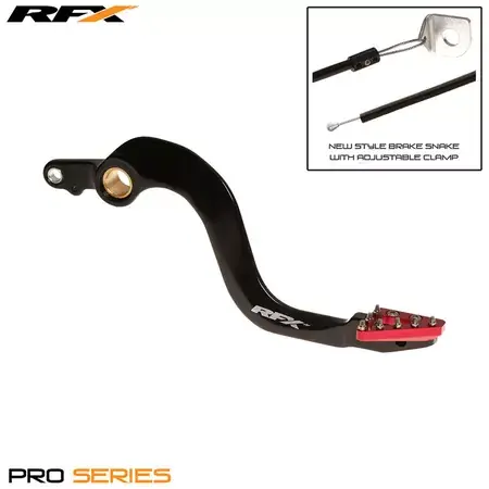 Jetzt Bestellen Bremspedal RFX Pro standard schwarz / rot Honda CR 250