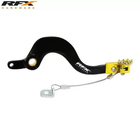 Bremspedal RFX Pro klappbar schwarz / gelb Suzuki RM-Z 250 / 450 Heißes Angebot