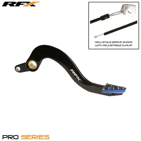 Begrenztes Angebot Bremspedal RFX Pro standard schwarz / blau Yamaha YZF / WRF 250