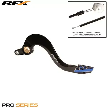 Nur Heute Bremspedal RFX Pro standard schwarz / blau Yamaha YZF / WRF 450