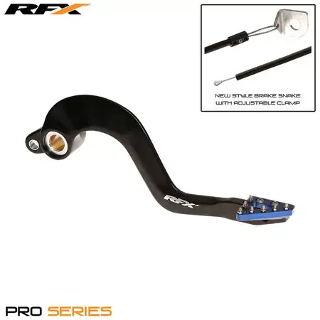 Bremspedal RFX Pro standard schwarz / blau Yamaha YZ 125 / 250 Sonderaktion