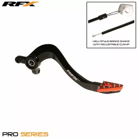 Markenware Bremspedal RFX Pro standard schwarz / orange KTM 85