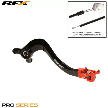 Markenprodukt Bremspedal RFX Pro klappbar schwarz / orange KTM SX 85 2018-2025