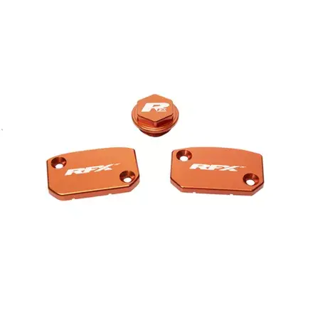 Abdeckung Brems- / Kupplungszylinder (Set) RFX Pro orange KTM SX / SXF (Brembo Bremse + Kupplung) Sichere Zahlung
