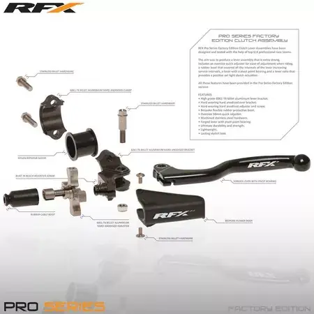 Neu Ersatzschrauben Kupplungsarmatur RFX Pro x4
