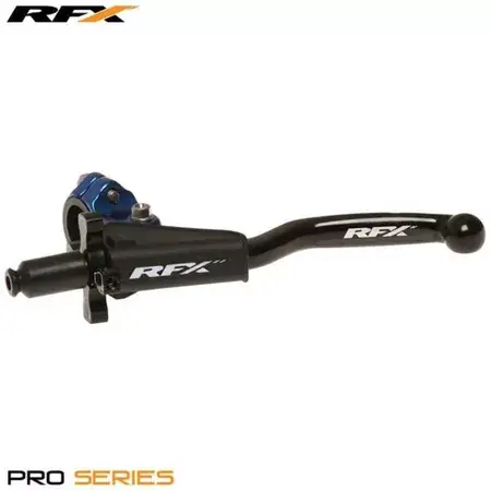 Ausverkauf Kupplungshebel mit Halter RFX Pro geschmiedet blau EZ Adjust