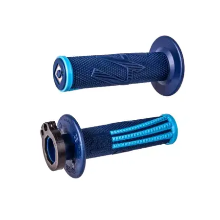 Griffe ODI Emig Pro V2 Lock-on Full Diamond blau Neue Kollektion