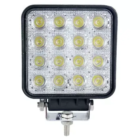 Zusatzscheinwerfer quadratisch 16 LEDs 12V/24V Finale Aktion