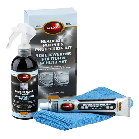 Begrenztes Angebot Scheinwerfer Politur & Schutz Set Autosol