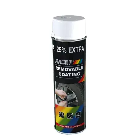 Abziehlack Motip Sprayplast weiß 500ml Nur Für Kurze Zeit
