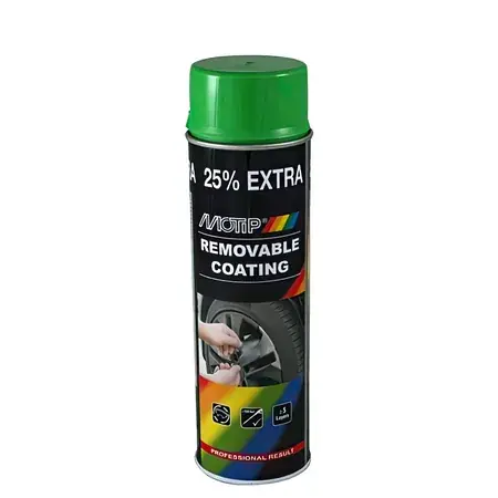 Highlight Abziehlack Motip Sprayplast grün 500ml