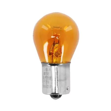 Kracherpreis Birne PY21W 12V - 21W BAU15S versetzte Pins Osram orange