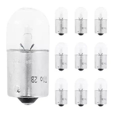 Neu Im Sortiment Blinkerbirne R5W 12V -5W BA15S Osram weiß